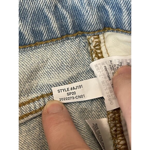 Madewell Jeans Size 27 The Perfect Vintage Jean in Tonal Tie Dye Edition Bleach - Picture 13 of 13
